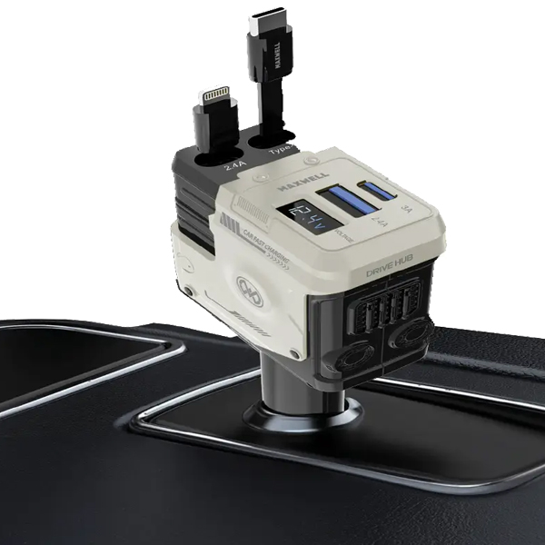شارژر فندکی 120 وات مکسول مدل DRIVE HUB