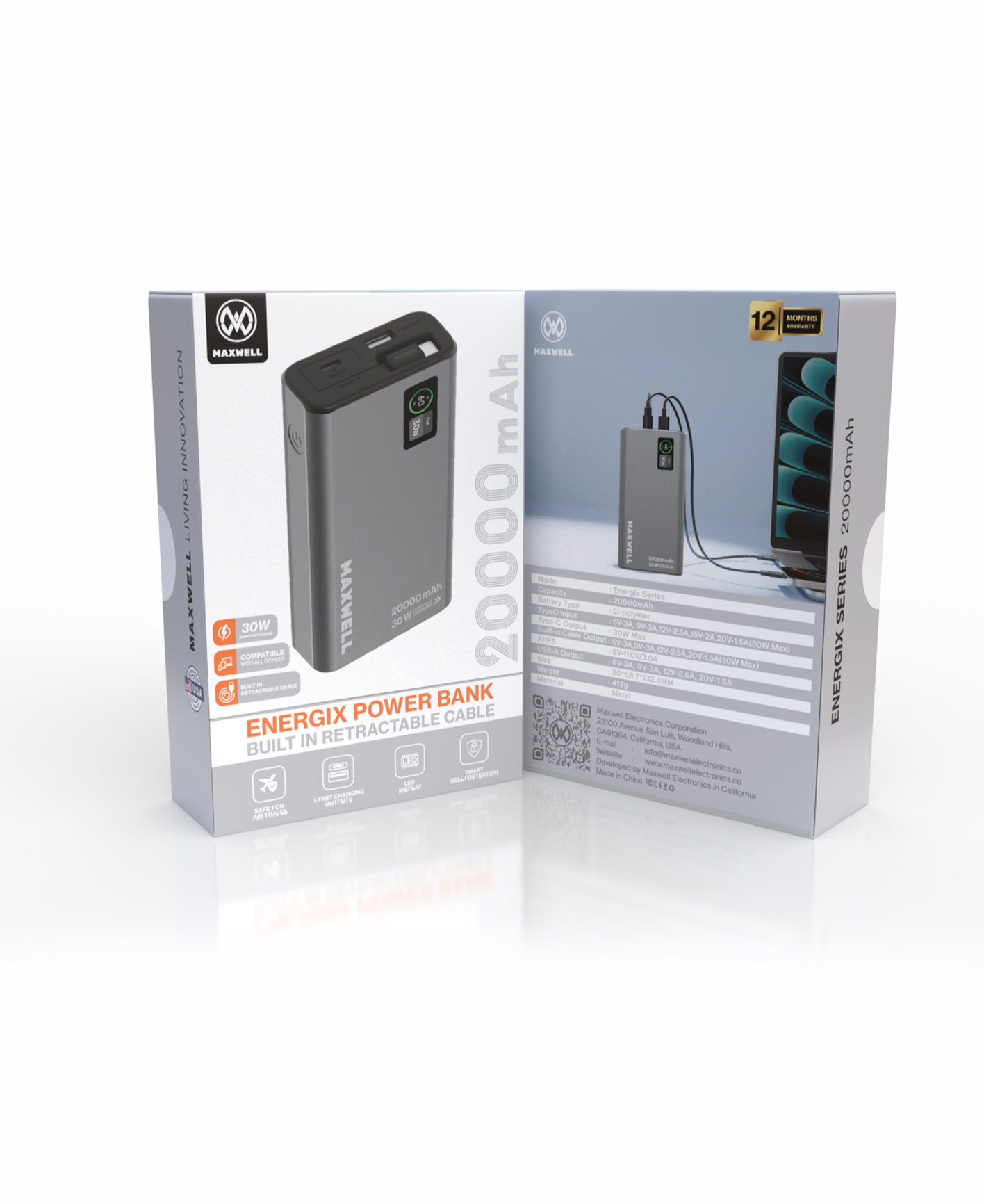 پاور بانک 20000 Energix