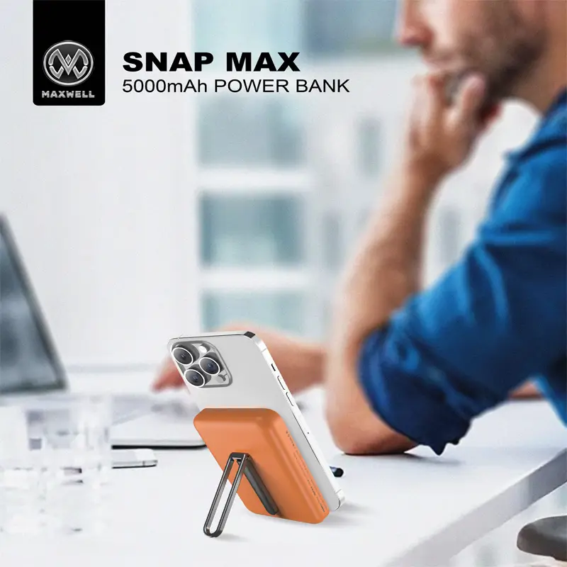 پاوربانک 5000 مکسول مدل maxwell snap max