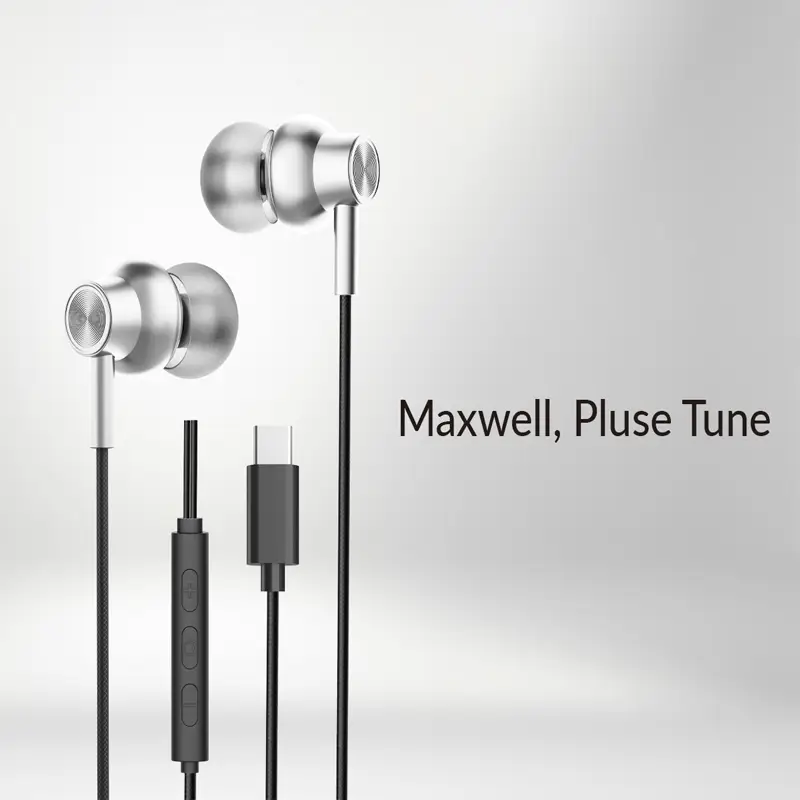 هندزفری سیمی تایپ سی مکسول مدل Pluse Tune