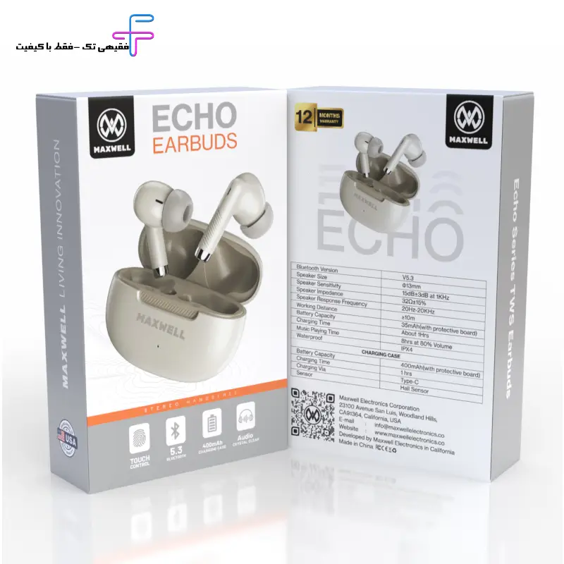 ایرپاد مکسول مدل MAXWELL EARBUDS ECHO